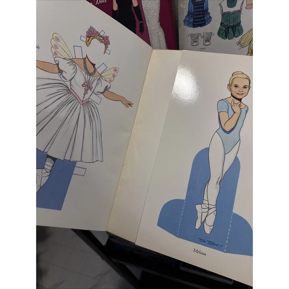 Lot Uncut Diana Princess Of Wales Paper Doll Cookie Ballerina Fairies Delia…
